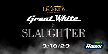 80's Hair Metal Icons Great White, Slaughter to Play Legends Casino