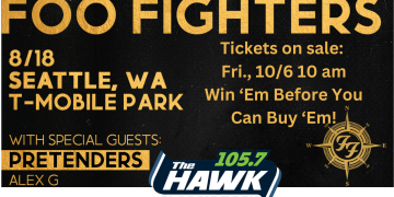 Foo Fighters Tickets on Sale This Friday - Win 'Em Before You Can Buy 'Em From 105.7 The Hawk!