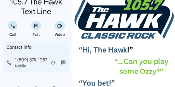 You Can Now Send and Receive Text Messages From 105.7 The Hawk